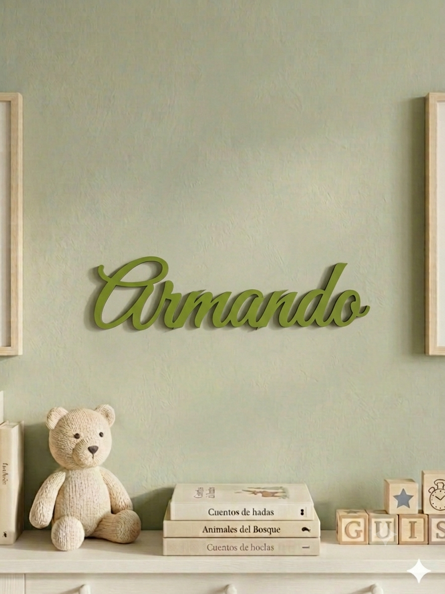Nombre para pared