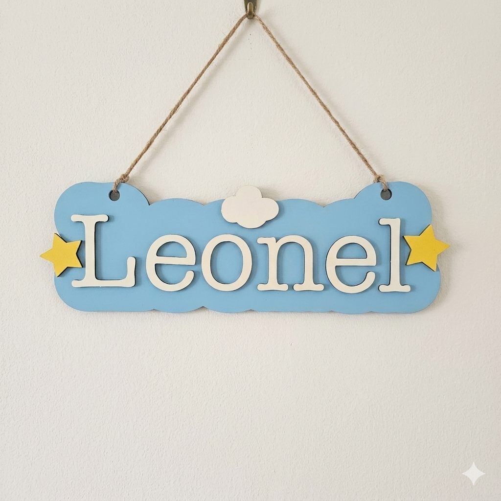 Cartel de nombre