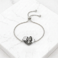 Pulsera corazon grande