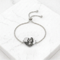 Pulsera corazón grande