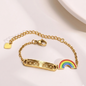 Pulsera dije de arcoiris