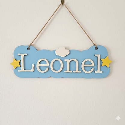 Cartel de nombre