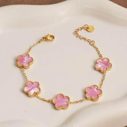 Pulsera de pétalos