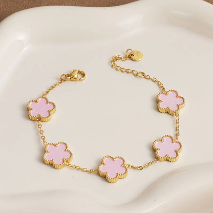 Pulsera de pétalos