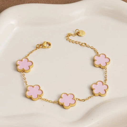 Pulsera de pétalos