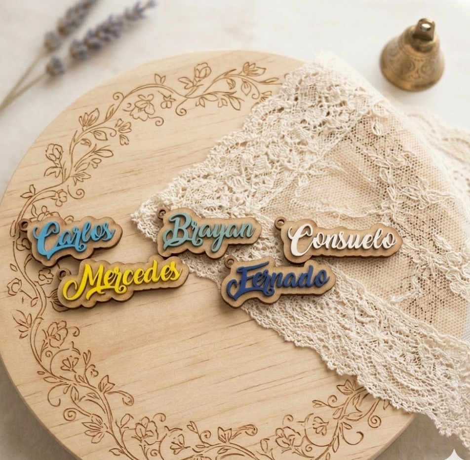 Llaveros de nombre