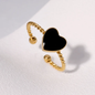 Anillos de Corazón Ajustables
