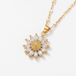 Collar flor girasol